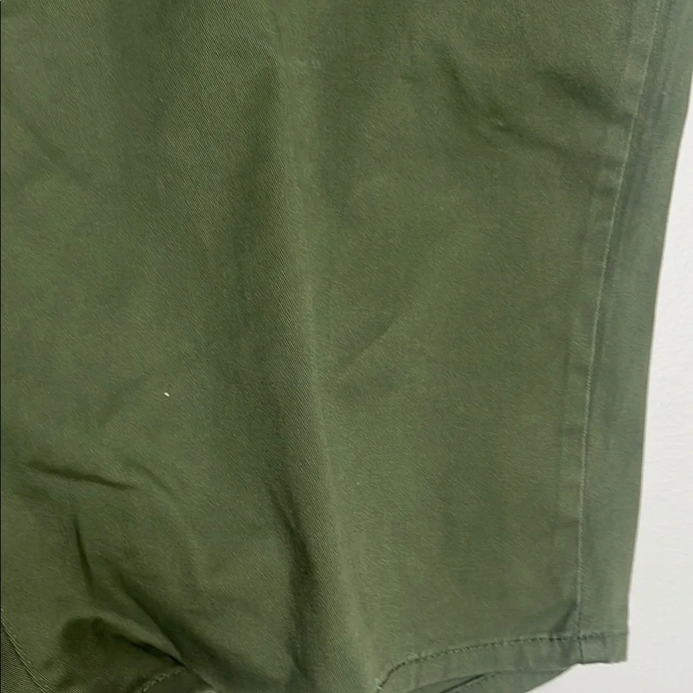 New Directions Green Bermuda Shorts Pull-On Waistband